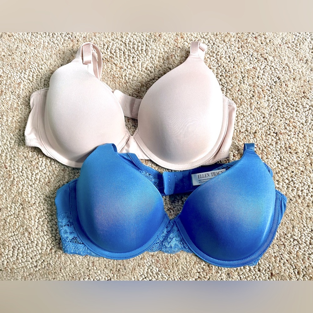 2 - Ellen Tracy 36B underwire bras